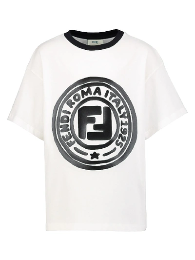Fendi Kids T-shirt For For Boys And For Girls In White