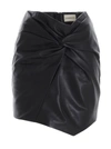 ALEXANDRE VAUTHIER ALEXANDRE VAUTHIER LEATHER MINI SKIRT