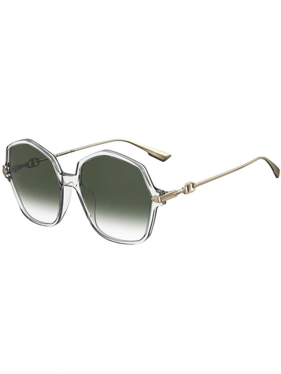 Dior Women's Link2086 Brown Metal Sunglasses