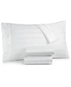 CHARTER CLUB DAMASK 1.5" STRIPE 550 THREAD COUNT 100% COTTON 3-PC. SHEET SET, TWIN, CREATED FOR MACY'S