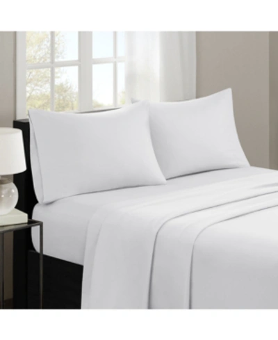 Madison Park 3m-microcell Solid 4-pc. Sheet Set, King In White