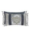 J Queen New York Crystal Palace Boudoir Decorative Pillow Bedding In French Blue