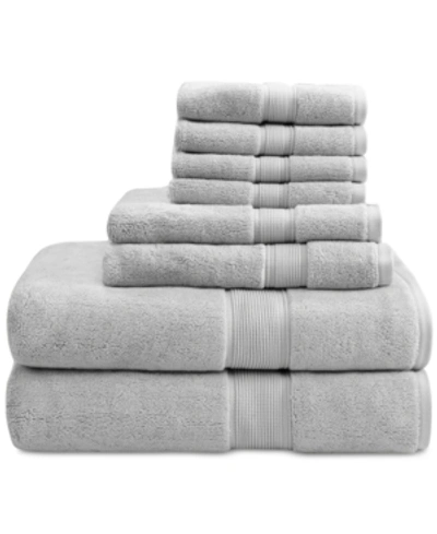 Madison Park Solid 8-pc. Towel Set Bedding In Silver