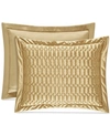 J Queen New York J. Queen New York Satinique Coverlet Sham In Gold