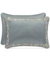 J Queen New York Giovani Boudoir Decorative Pillow, 20" X 12" In Spa