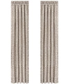 J Queen New York Astoria Window Panel Pair, 49" X 84" In Sand