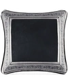 J Queen New York Guiliana Decorative Pillow, 18" X 18" In Silver