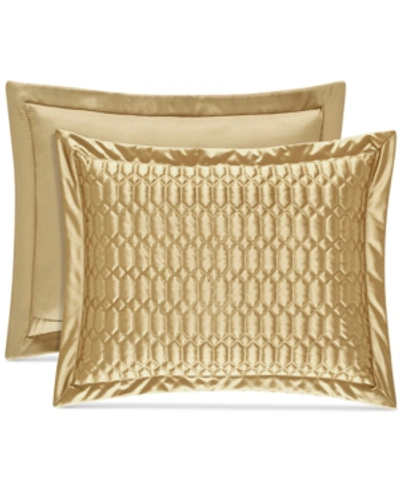 J QUEEN NEW YORK SATINIQUE QUILTED SHAM, KING