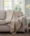 Madison Park Quebec Quilted Throw, 60" X 70" In Khaki