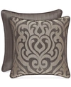 J Queen New York Astoria Decorative Pillow, 18" X 18" In Mink