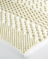 Martha Stewart Collection Martha Stewart Essentials 7-zone King Memory Foam Mattress Topper, Created For Macy's Bedding In White