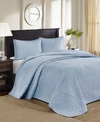 Madison Park Quebec Quilted 3-pc. Bedspread Set, Queen In Blue