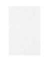 Madison Park Lasso Yarn-dyed Cotton Chenille Bath Rug, 20" X 30" In White