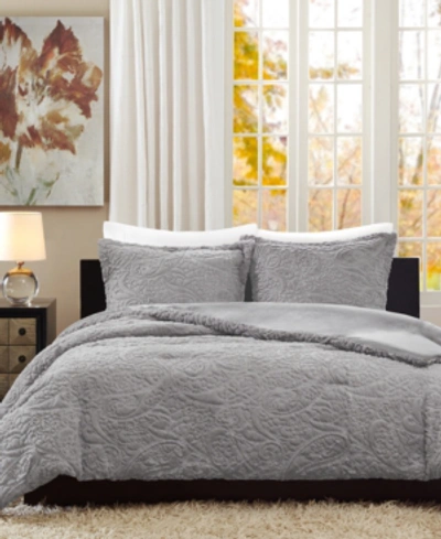 Madison Park Norfolk Reversible 3-pc. King Comforter Set Bedding In Grey