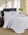 Madison Park Quebec Quilted 3-pc. Bedspread Set, Queen In White