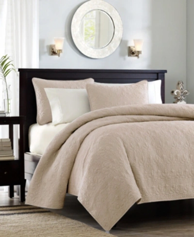 Madison Park Quebec 2-pc. Quilt Set, Twin/twin Xl In Khaki