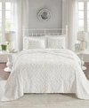Madison Park Sabrina Tufted Chenille Bedspread Sets In White