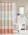 MADISON PARK DAWN COTTON SHOWER CURTAIN, 72" X 72"