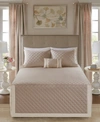 Madison Park Breanna Quilted 4-pc. Bedspread Set, Full/queen In Khaki