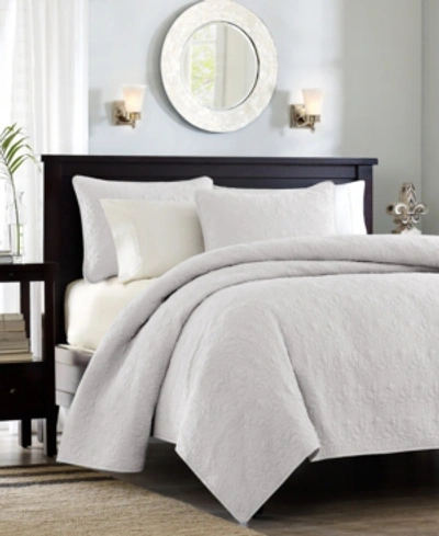 Madison Park Quebec 3-pc. Quilt Set, Full/queen In White