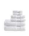 Madison Park Turkish Cotton 6-pc. Bath Towel Set Bedding In White