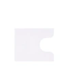 Madison Park Marshmallow Contour Bath Rug, 20" X 24" In White