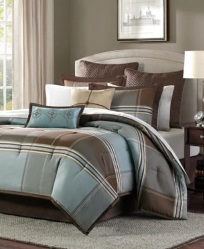 Madison Park Lincoln Square 8-pc. King Comforter Set Bedding In Brown