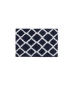 Madison Park Bittman Tufted Reversible Microfiber Bath Rug, 21" X 34" In Navy