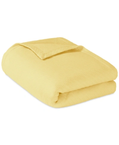 Madison Park Liquid Cotton Blanket, King In Yellow
