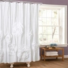 Lush Decor Serena Shower Curtain, 72" X 72" In White