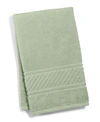 Martha Stewart Collection Collection Spa 100% Cotton Hand Towel, 16" X 28", Exclusively At Macy's In Aloe