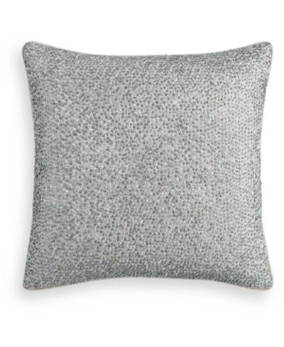 Hotel Collection Closeout!  Dimensional Decorative Pillow, 18" X 18", Created For Macy's In Grey