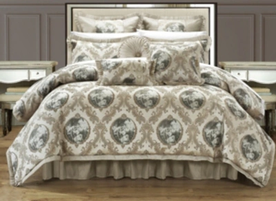 Chic Home Romeo & Juliet 9-pc King Comforter Set Bedding In Beige