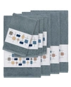 LINUM HOME KHLOE 8-PC. EMBROIDERED TURKISH COTTON BATH AND HAND TOWEL SET BEDDING