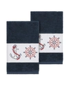 LINUM HOME EASTON 2-PC. EMBELLISHED HAND TOWEL SET BEDDING