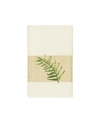 Linum Home Zoe Embroidered Turkish Cotton Hand Towel Bedding In Cream
