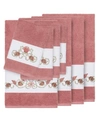 LINUM HOME BELLA 8-PC. EMBROIDERED TURKISH COTTON BATH AND HAND TOWEL SET BEDDING