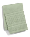 Martha Stewart Collection Collection Spa 100% Cotton Washcloth, 13" X 13", Exclusively At Macy's In Aloe