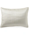 Hotel Collection Metallic Stone Quilted Sham, King, Created For Macy's Bedding In White
