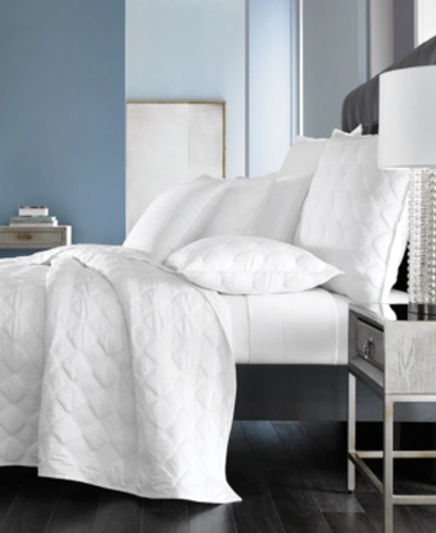 Hotel Collection Basic Cane Quilted Coverlet, Twin, Created For Macy's In White
