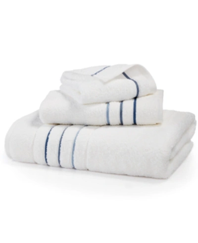 HOTEL COLLECTION ULTIMATE MICROCOTTON BORDERLINE WASHCLOTH, 13" X 13" , EXCLUSIVELY AT MACY'S