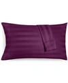 CHARTER CLUB DAMASK 1.5" STRIPE 550 THREAD COUNT 100% COTTON PILLOWCASE PAIR, KING, CREATED FOR MACY'S BEDDING