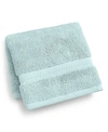 Shop Hotel Collection Finest Elegance Luxury Turkish Cotton Washcloth, 13" X 13", Exclusively At Macy's In Ice Blue
