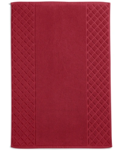 Charter Club Elite Hygrocotton Tub Mat, 20" X 30", Created For Macy's In Red Curran