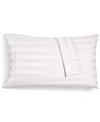 Charter Club 1.5" Stripe 550 Thread Count 100% Cotton Pillowcase Pair, Standard, Exclusively At Macy's In White