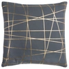 RIZZY HOME RACHEL KATE ABSTRACT DOWN FILLED DECORATIVE PILLOW, 20" X 20"