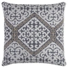 RIZZY HOME 20" X 20" MEDALLION DOWN FILLED PILLOW