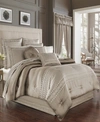 J Queen New York Beaumont Comforter Set, King In Champagne
