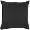 RIZZY HOME SOLID DECORATIVE PILLOW COVER, 20" X 20"
