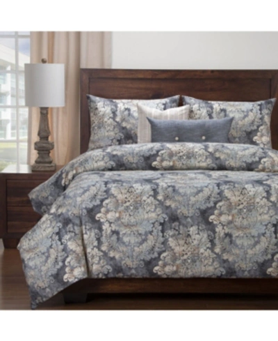 Siscovers Cindersmoke 6 Piece Queen Luxury Duvet Set Bedding In Dk Gray